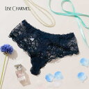 10%OFF セール リズシャルメル LISE CHARMEL ボクサー ショーツ ベニスの夜 SOIR DE VENISE レディース 下着 インポート 高級 ランジェリー セクシー レース ストーン 刺繍 紺 ネイビー M L Lc364 ACA0403