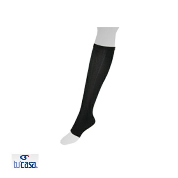 【一般医療機器】 ツカレナイン 着圧 サポーター 医療系サポーター ふくらはぎ ひざ下 オープントゥ 日本製 医科学的繊維 レディース メンズ むくみ 吉田司 伸縮性 医療用 S M L ブラック ベージュ tn002