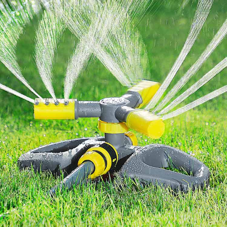 芝生スプリンクラー 散水 散水機 家庭用 自動回転式 360度回転 広範囲 芝生 灌漑 ...