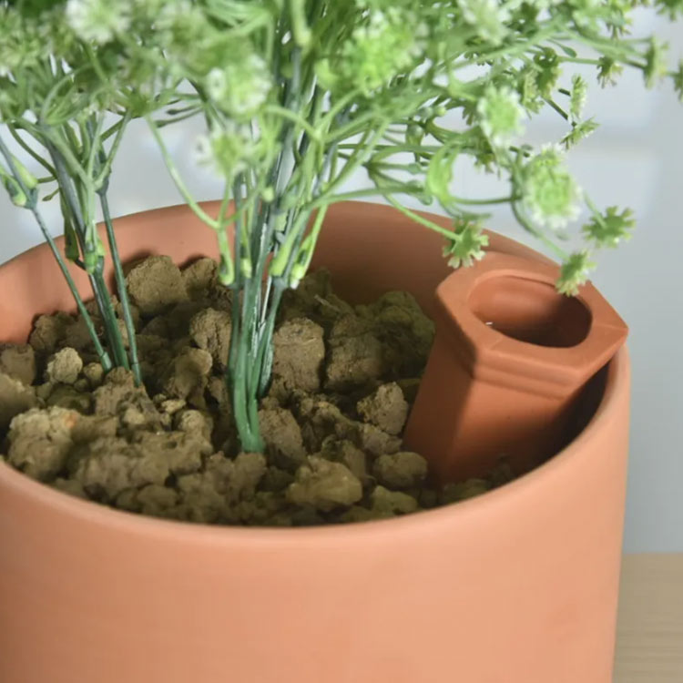 自動水やり器 植物 水やり 自動給水器 留守中も安心 ペットボトル対応 陶器 簡単 ...