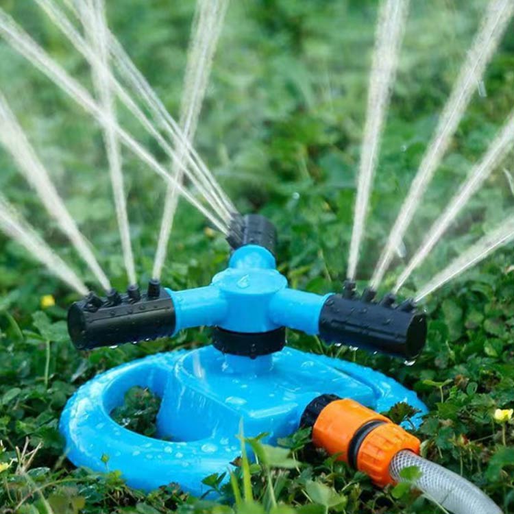 芝生 スプリンクラー 散水 散水機 家庭用 自動回転式 360度回転 広範囲 芝生 灌漑 ...