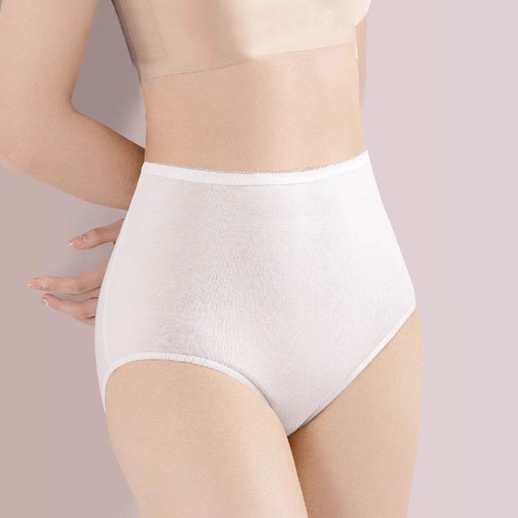 20枚セット 使い捨てショーツ レディース ハイウエスト ショーツ 下着 使い捨てパンツ 使い捨て ショーツ 女性用 使い捨て下着 綿 コットン 深履き インナー 妊娠 マタニティ 生理用 無地 通気性 伸縮性 旅行 入院 介護 携帯用 避難 災害 非常用 防災 送料無料 2