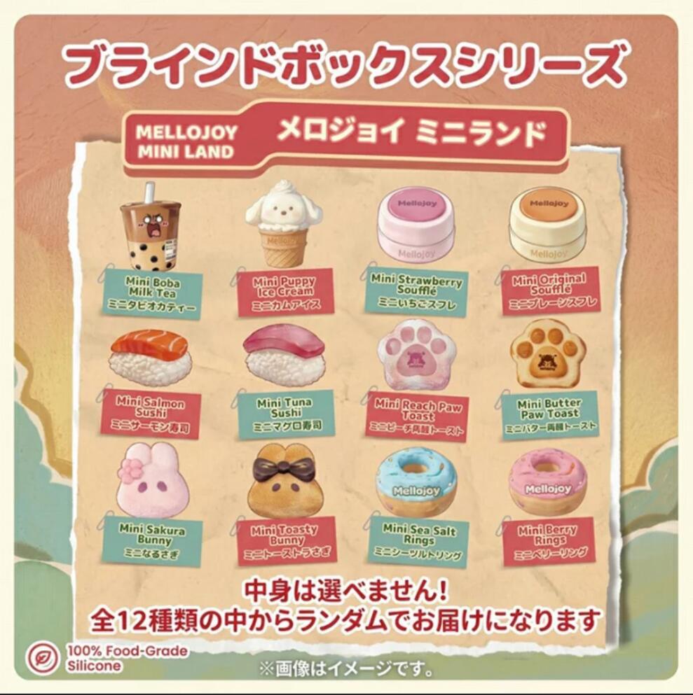 メロジョイ Mellojoy ミニランド ミニ ブラインドボックス スクイーズ おもちゃ プレゼント ギフト 人気 ストレス発散 即納 正規品 公式 premiumgarage-10000150 PremiumGarage サンプル画像2