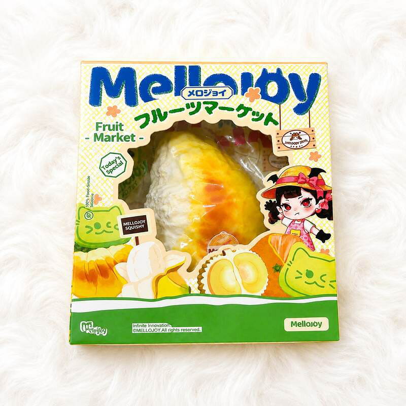 メロジョイ 公式 フルーツマーケット ドリアン Mellojoy ブラインドボックス スクイーズ おもちゃ プレゼント ギフト 人気 ストレス発散 即納 正規品 公式