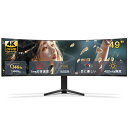 ゲーミングモニター 液晶ディスプレイ 49型 曲面モニター 超薄型 178°広視野角 144Hz PS4 PS5 switch 湾曲率1500R 湾曲モニター ...