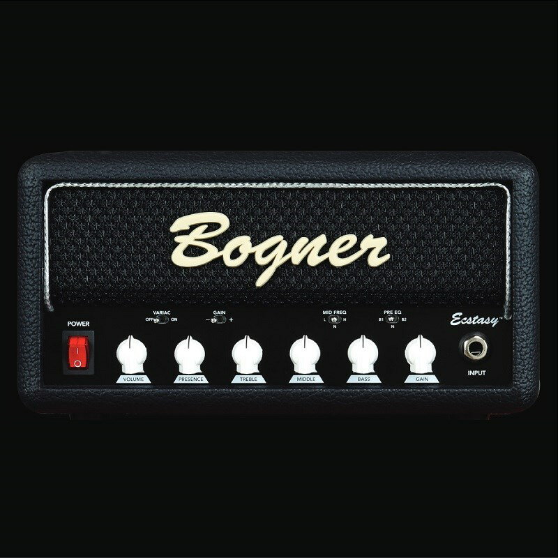 Bogner Ecstasy Mini Head 【Black Tolex/Black Grill/Silver Piping [White knobs]】 (新品)