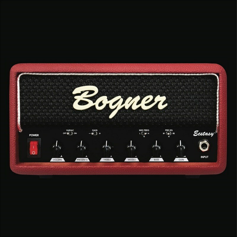 Bogner Ecstasy Mini Head 【Red Tolex/Black Grill/Silver Piping [Black knobs]】 (新品)