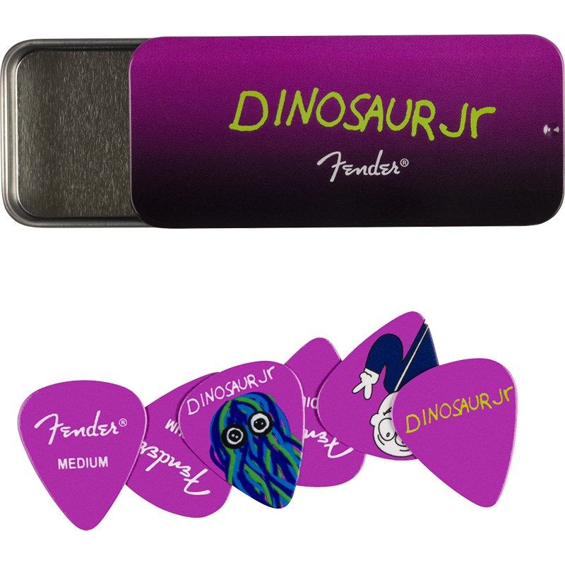 Fender USA J Mascis Dinosaur Jr. Pick Tin (6pcs) [#1980351026] (新品)