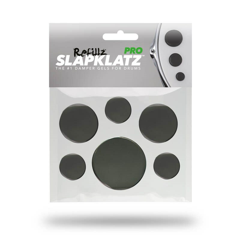 SlapKlatz SlapKlatz Pro Refillz Drum Dampeners - GEL Black (Vi)