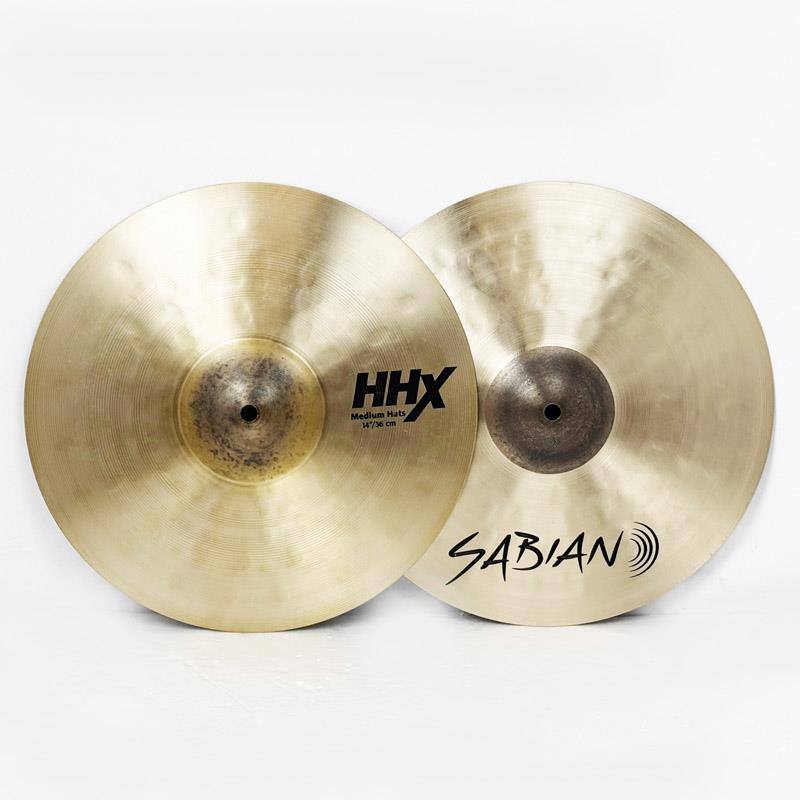SABIAN USED 中古 HHX Medium Hats 14 pair [HHX-14THH/14BHH] [Top 1010g/Bottom 1322g] (ユーズド やや使用感あり)