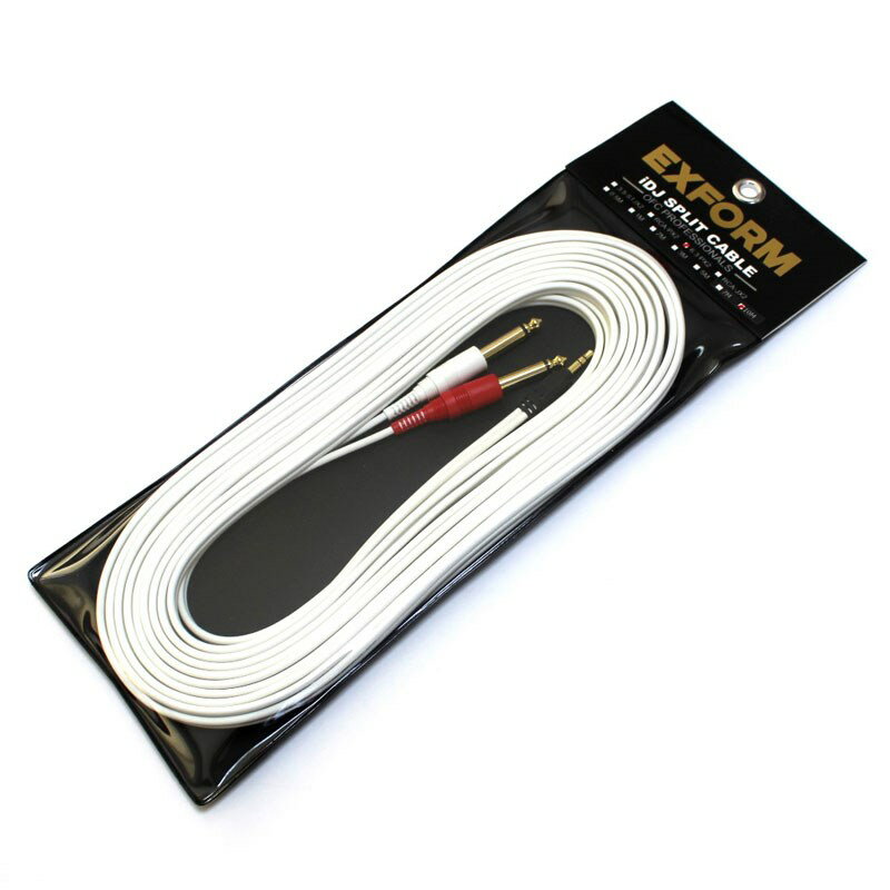 EXFORM iDJ SPLIT CABLE SERIES 6.3-PX2-10M (Vi)