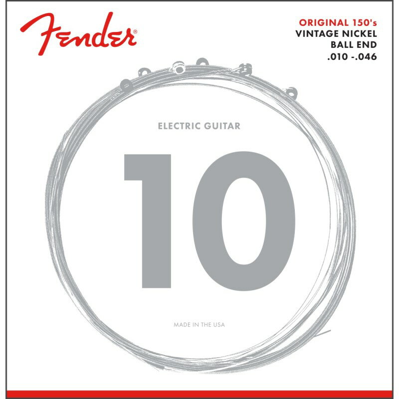 Fender USA 150R PURE NCKL BALL END 10-46(#0730150406) (新品)