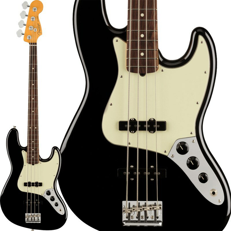 Fender USA 【入荷待ち ご予約受付中】 American Professional II Jazz Bass (Black/Rosewood) (新品)
