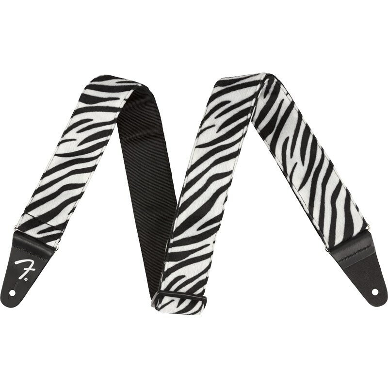 Fender USA WILD ANIMAL PRINT STRAP (ZEBRA)(#0990601051) (新品)