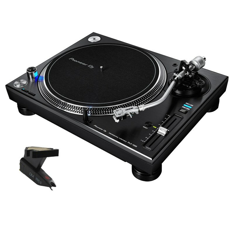 あす楽 Pioneer DJ PLX-1000 + ortofon OM PRO S セット【 Miniature Collection プレゼント！】 (新品)
