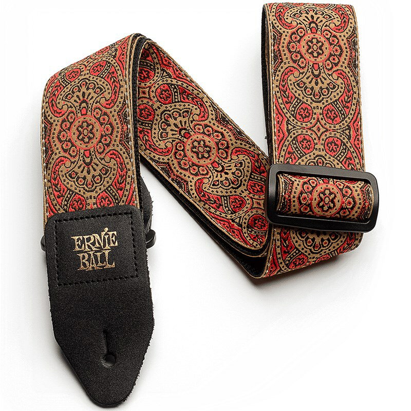 ERNIE BALL Crimson Paisley Jacquard Strap [#P04162] (新品)