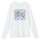 Gibson 【創業50周年大決算SALE】 Floral Block Logo Long Sleeve Tee (White), (XL) [GA-LSTEE...