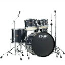 TAMA 【期間限定!サイレントパックプレゼント!】IP52H6-HBK [Imperialstar 22 バスドラムキット / シンバル無し / ヘアライン・...