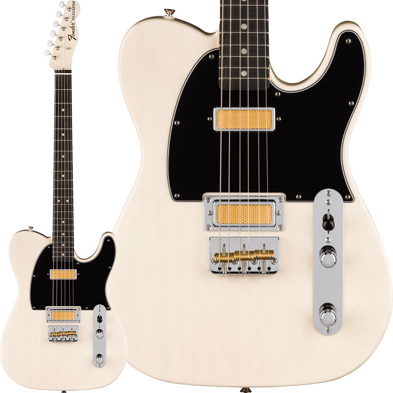 ■商品紹介Fender Gold Foil Collection60年代のガレージロックバンドと、彼らが演奏したカルト的なクラシックギターにインスパイアされたGold FoilCollectionは、時代を超えたFenderデザインと過ぎ去った時代のまばゆいばかりのスタイリングを融合したユニークなギターコレクションです。Gold Foil Telecasterは、ヴィンテージの魅力をあますところなく注ぎ込んだ特徴を誇ります。Mid ‘60s Cシェイプのメイプルネック、チョップドブラスバレルを採用した3サドル式TeleブリッジはTelecasterならではの弾き心地で、エボニー指板、マホガニーボディ、2基のGold Foilミニハムバッカーといったはユニークなスタイリングとサウンドを提供します。Gold Foil Collectionは、ミッドセンチュリーギターの魅力に包まれ、Fenderギターの紛れもないスタイルと演奏性を組み合わせた、スペシャルなルックスと音色をお届けします。※画像はサンプルです。製品の特性上、杢目、色合いは一本一本異なります。■仕様詳細Body Material: MahoganyBody Finish: Gloss PolyesterNeck: Maple， ‘60s CNeck Finish: Satin Urethane with Matched HeadcapFingerboard: Ebony， 12 (305 mm)Frets: 21， Medium JumboPosition Inlays: White Pearloid Dot (Ebony)Nut (Material/Width): Synthetic Bone， 1.650 (42 mm)Tuning Machines: Vintage-Style with White ButtonsScale Length: 25.5 (64.77 cm)Bridge: 3-Saddle Custom Cut-Off Vintage-Style Tele Bridge with Brass SaddlesPickguard: 3-Ply Black/White/Black (WB)， 3-Ply Parchment (CAB)Pickups: Gold Foil Mini-Humbucker (Bridge)， (Middle)， Gold Foil Mini-Humbucker (Neck)Pickup Switching: 3-Position BladePosition 1. Bridge PickupPosition 2. Bridge and Neck PickupsPosition 3. Neck PickupControls: Master Volume， Master ToneControl Knobs: Knurled DomeHardware Finish: Nickel/ChromeStrings: Fender USA 250R Nickel Plated Steel (.010-.046 Gauges)， PN 0730250406ギグケース付属検索キーワード：イケベカテゴリ_エレキギター_TLタイプ_Fender MEX_Other_新品 SW_Fender MEX_新品 JAN:0885978888320 登録日:2023/01/26 エレキギター フェンダー ふぇんだー フェンダーMEX フェンダーメキシコ