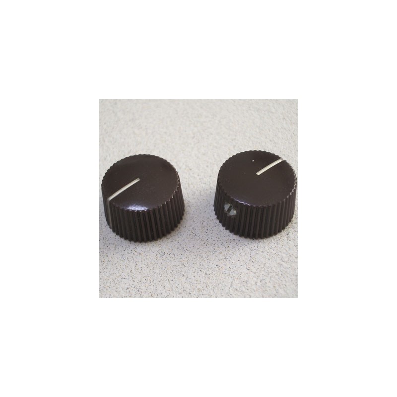 Montreux Fender Amp style knob brown (2) [1052] (新品)