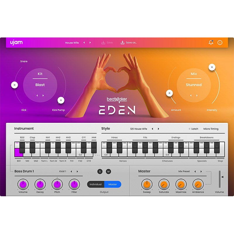 UJAM Beatmaker EDEN 2(オンライン納品)(代