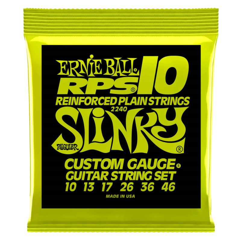 ERNIE BALL Regular Slinky RPS Nickel Wound Electric Guitar Strings #2240 (新品)