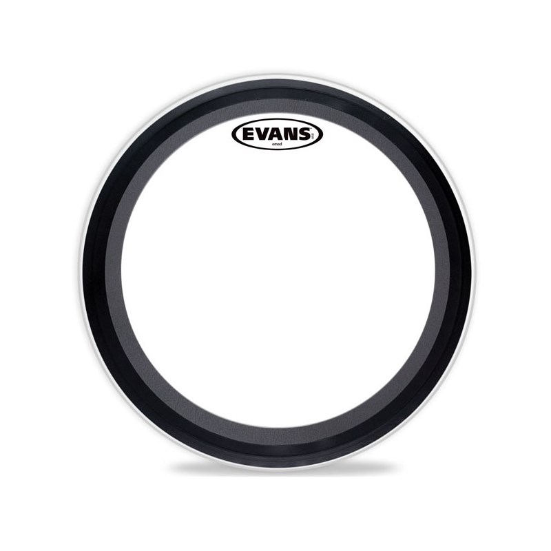 EVANS BD24EMAD [EMAD Clear 24/ Bass Drum]【1ply ， 10mil】 (新品)