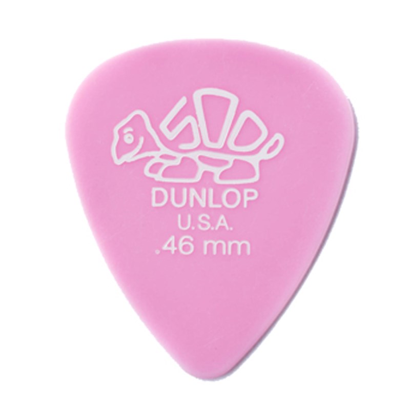 Dunlop (Jim Dunlop) 41R DELRIN STANDARD (0.46mm/ライト・ピンク)×10枚セット (新品)