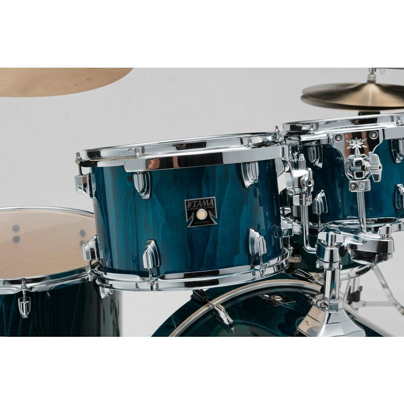 TAMA CL52KRSP-GHP [Superstar Classic / 22インチバスドラム・シェルキット / グロス・サファイア・レースバーク・パイン]【シンバル、ハードウェア別売】 (新品) 2