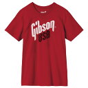 Gibson 【創業50周年大決算SALE】 GA-TEE-USA-RED-LG USA Tee Red Exclusive (Large) (新品)