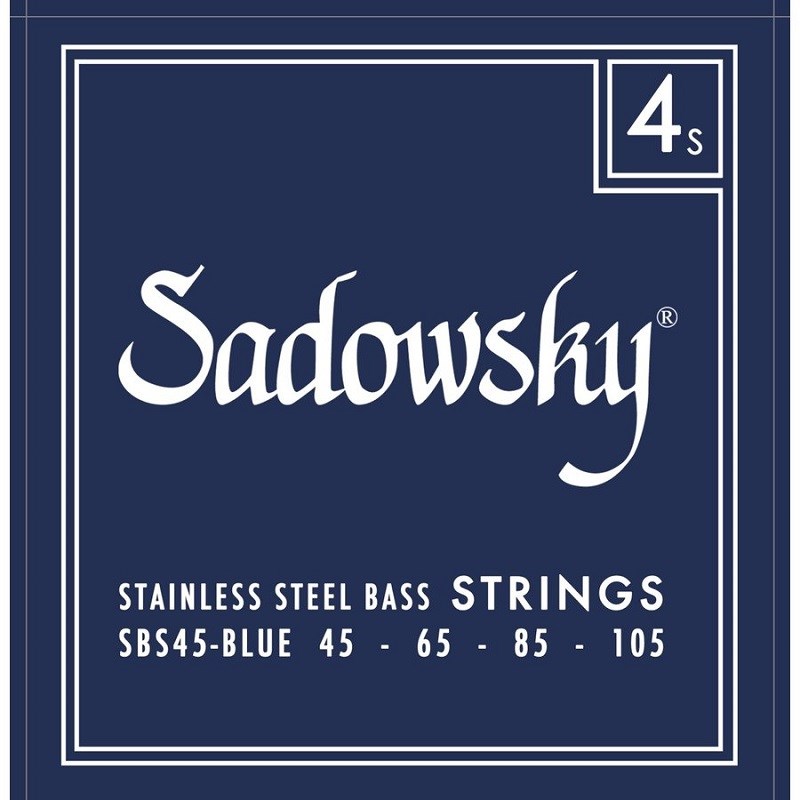 Sadowsky ELECTRIC BASS STRINGS Stainless Steel 4ST(45-105) SBS45/Blue (新品)