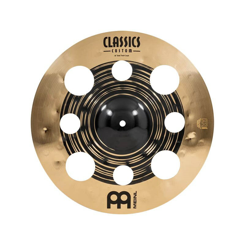 ■商品紹介Classics Custom DualClassics Custom Dual Series は、MEINL の培ってきた技術を投入したシンバルです。ダークさ、パワフルさ、ウォームさときらめき、そして柔軟性とボリュームを兼ね備え、様々なスタイルに対応します。B12 ブロンズを採用し、ブラックフィニッシュを施したセンターと深みのあるオーバーハンマリングにより、ダークながらも明快なキャラクターを打ち出しています。また、エッジには形状への工夫と研磨を施し、ドラマーが叩く感触を和らげるとともに、クリーンな高音域のきらめきを生み出し、サウンドを引き締めています。・B12 Bronze（銅 88%、錫 12%）・センター部はダーク仕上げ、エッジ部はハイポリッシュ仕上げとすることで、しなやかな感触と独特のサウンドを実現・ダークでアーシーなトーンのための、深めなオーバーハンマリング・Made in Germany＜Dual Trash Crash＞トラッシュシンバルは、ソフトな打感で、爆発的なハイレスポンスかつトラッシー。スタックシンバルへの使用も最適です。■仕様詳細＜スペック＞タイプ：Trash Crashウェイト：Mediumサイズ：16マテリアル：B12 Bronzeフィニッシュ：Dark，Brilliantシェーピング：Pressure Point Technology，Computerized Hammeringスタイル：Metal，Rock，Pop，Fusion，Studio，R&Bピッチ：Low-Midキャラクター：Complex，Musical，Rich，Full-bodiedティンバー：Mid-Darkボリューム：Medium to Highレイジング：Wide Blade，Narrow Bladeサスティーン：Medium to Short検索キーワード：イケベカテゴリ_ドラム_シンバル_クラッシュ_MEINL_Classics Custom Dual_新品 SW_MEINL_新品 JAN:0842960106817 登録日:2021/11/12 シンバル マイネル クラシック