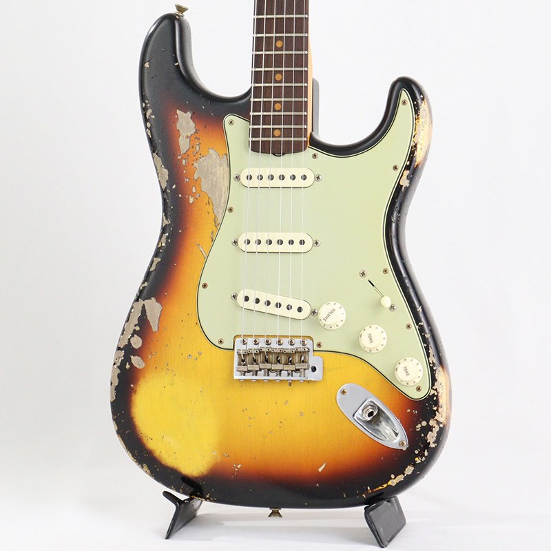 Fender Custom Shop 【USED】【イケベリユースAKIBAオープニングフェア!!】2022 Collection Time Machine 1961 Stratcaster Heavy Relic Super Faded/Aged 3-Color Sunburst (ユーズド 美品)