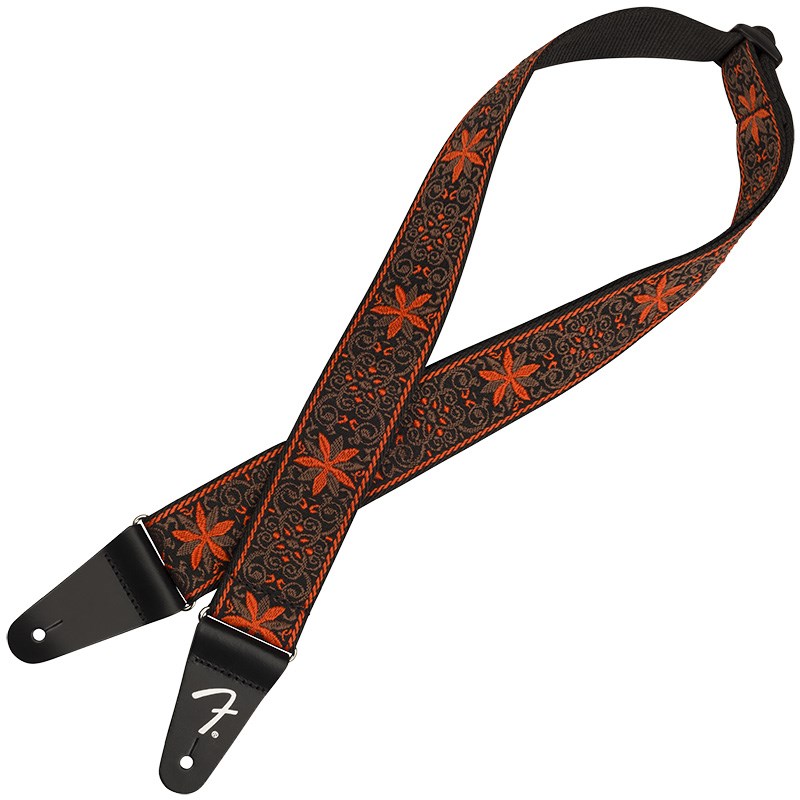 Fender USA Pasadena Woven Strap (Orange Wallflowe) [#0990638028] (新品)