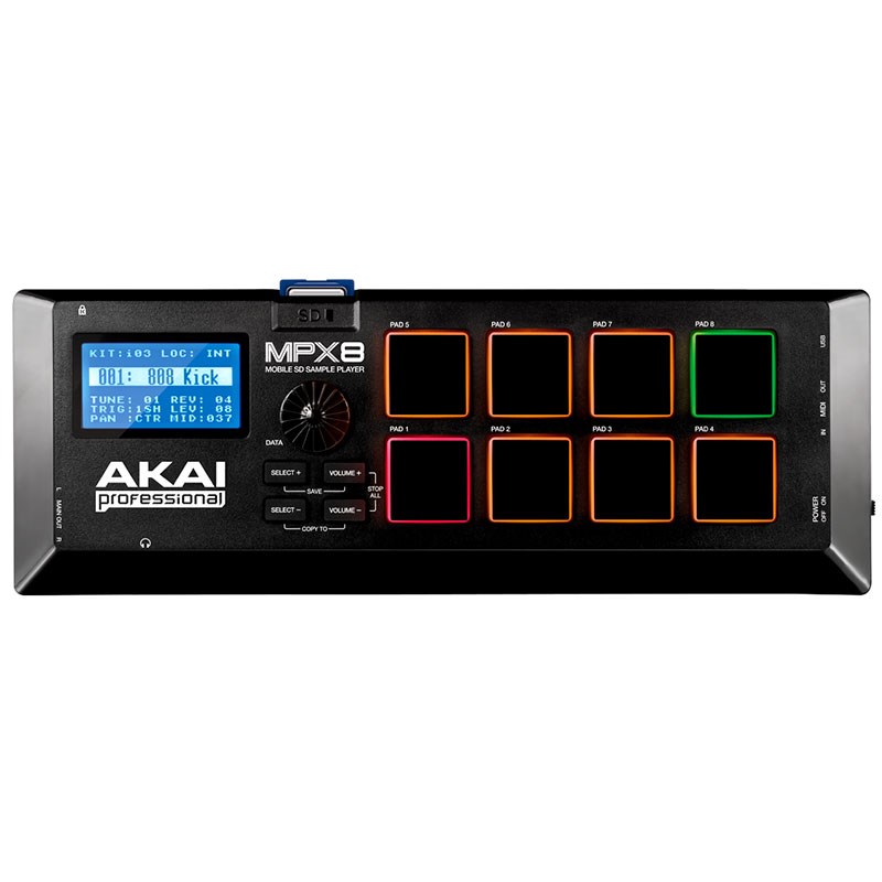 AKAI MPX8 【8パッド内蔵コンパクトサンプラー】 (新品)