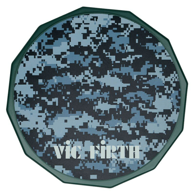 VIC FIRTH VIC-PPDC12 [12 inch Digital Camo Practice Pad] ()