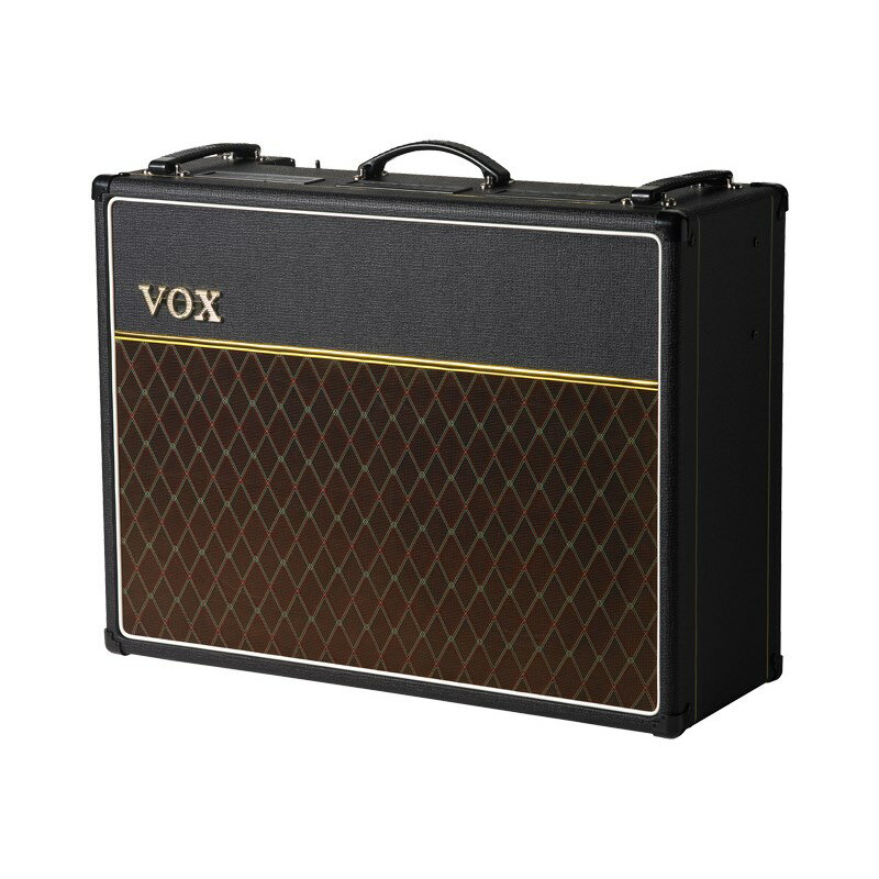 ■商品紹介VOX AMPの王道モデル！ブリティッシュトーンの求めるプレイヤーに！よりパワフルなサウンドを求めて、それまでのVOXアンプの出力を倍加して開発されたのがAC30です。EL84パワー管を4本搭載した出力30Wのアンプに、Alnico Blueスピーカー2基をマウント。クリーン・トーン、パワフルなオーバードライブ・サウンドの両方に対応し、VOX伝統の煌きのあるトップエンド・サウンドを擁するAC30 Customは、あらゆるプレイ・スタイルにシームレスにマッチします。VOXアンプの象徴的モデルの1つであるAC30は、ブリティッシュ・インヴェイジョンの隆盛と共に一時代を築き上げたギター・アンプです。以来、その独特のサウンドで世界中のトップ・アーティストたちが選ぶアンプとして高い人気を維持し続けています。AC30C2X：30W、Celestion Alnico Blueスピーカーを2基搭載アルニコブルーによる絶妙なパワー感ときらびやかさを持ったVOXサウンドをメイク可能。AC30C2出力・30W RMS @ 16Ωスピーカー・Celestion Alnico Blue（x2、8Ω）インプット・NormalチャンネルHIGH、LOW・Top BoostチャンネルHIGH、LOW・FX Return、Footswitchアウトプット・External Speaker、Extension Speaker、FX Send外形寸法・702 (W) x 265 (D) x 556 (H) mm質量・33.4kgオプション・VFS2Aフットスイッチ検索キーワード：イケベカテゴリ_ギターアンプ・ベースアンプ_ギターアンプ_コンボ_チューブ_VOX_Custom Series_新品 SW_VOX_新品 JAN:4959112075603 登録日:2022/04/27 ギターアンプ ボックス ヴォックス