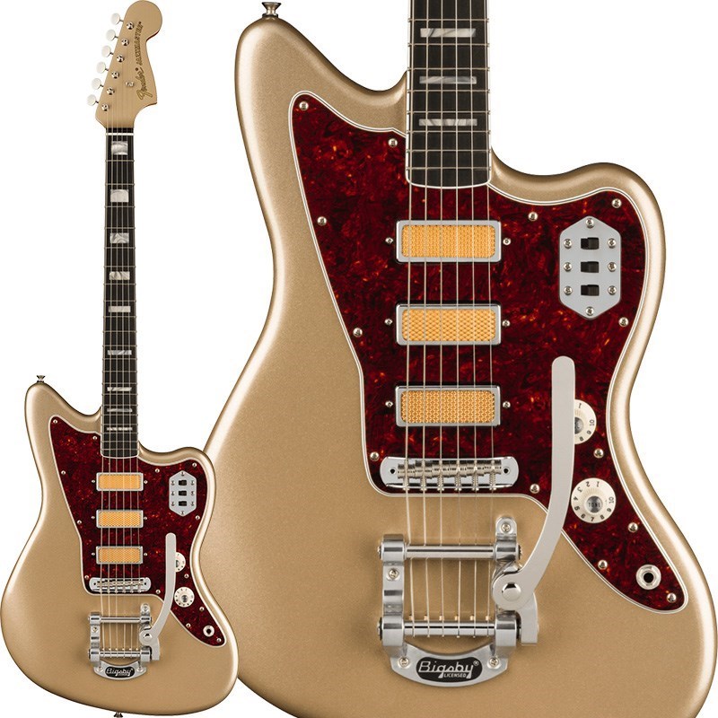 Fender MEX Gold Foil Jazzmaster (Shoreline Gold) 【即納可能】【特価】 (アウトレット 美品)