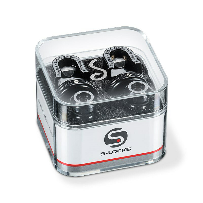Schaller Strap Lock System S-Locks #14010401/Black-Chrome (新品)