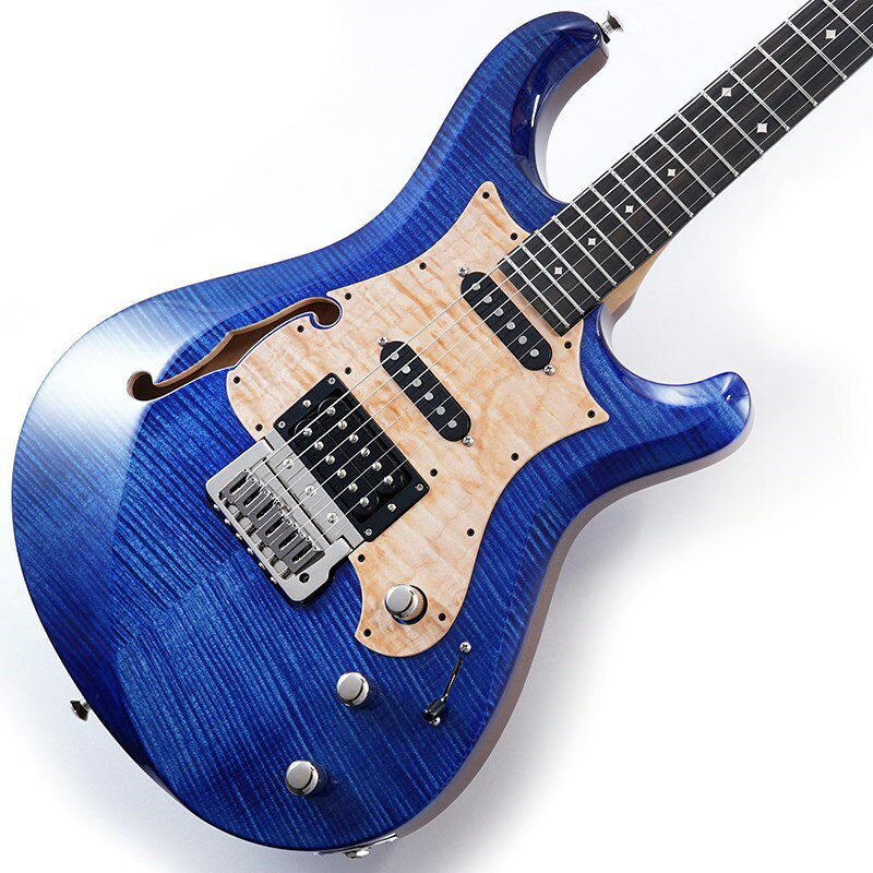 Knaggs Guitars Chesapeake Series Severn Trem HSS Semi-Hollow Ocean Blu...