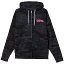 Gibson Kramer Camo Fullzip Hoodie (Black) (XL) GA-KHDCMOXL (新品)(2)