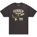 Fender USA FENDER(R) WINGS TO FLY T-SHIRT VINTAGE BLACK (L size)(#9192828506) (新品)(2)