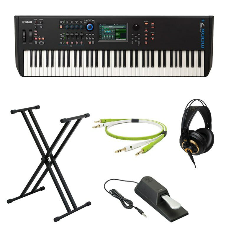 YAMAHA MODX7+【鍵盤堂プレミアム・セット】【kbdset】※配送事項要ご確認 (新品)