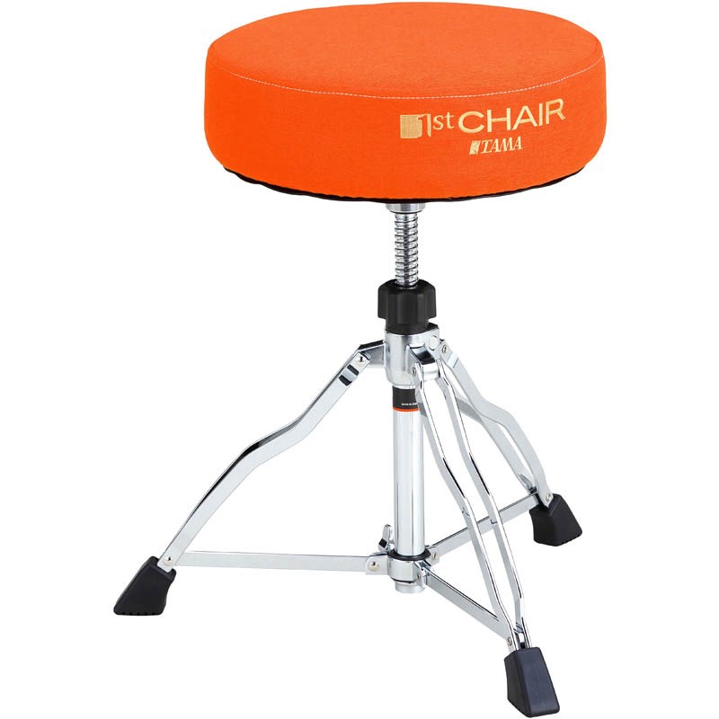 TAMA HT430ORF [1st Chair Round Rider Limited Color Fabric Top Seats - Orange] (新品)