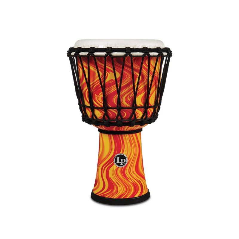 LP LP1607OM Rope Tuned Circle Djembe 7 with Perfect-Pitch Head / Orange Marble 【お取り寄せ品】 (新品)
