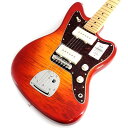 Fender Made in Japan 2024 Collection Hybrid II Jazzmaster FMT (Flame Sunset Oran...