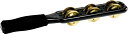 プロフェッショナルジングルスティック 多彩なサウンドの可能性を追求できるプロフェッショナルなジングル・スティックです。 Features:Padded Grip / G&#252;iro style playing surface Jingle Material:Solid Brass Row:2 Material:ABS Plastic Color:Black