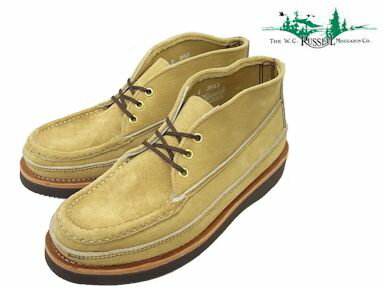 ラッセルモカシン スポーティング クレイ チャッカ キャメル ララミー スエード Russell Moccasin 200-27 Sporting Clays Chukka Camel Laramie Suede メンズ チャッカブーツ