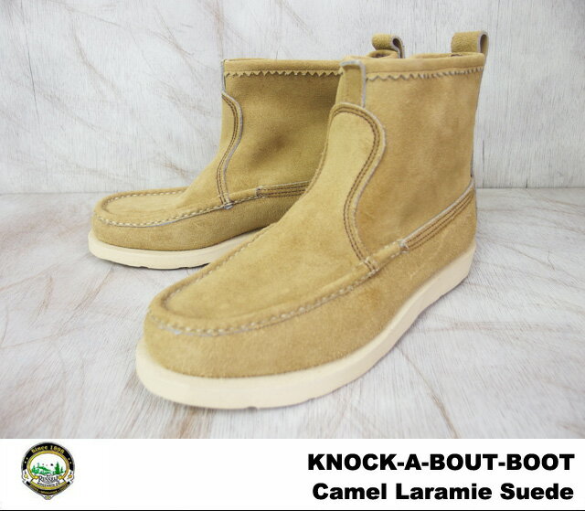 ラッセルモカシン ノックアバウト ブーツ キャメル ララミー スエード Russell Moccasin 4070-7 KNOCK-A-BOUT BOOT Camel Laramie Suede