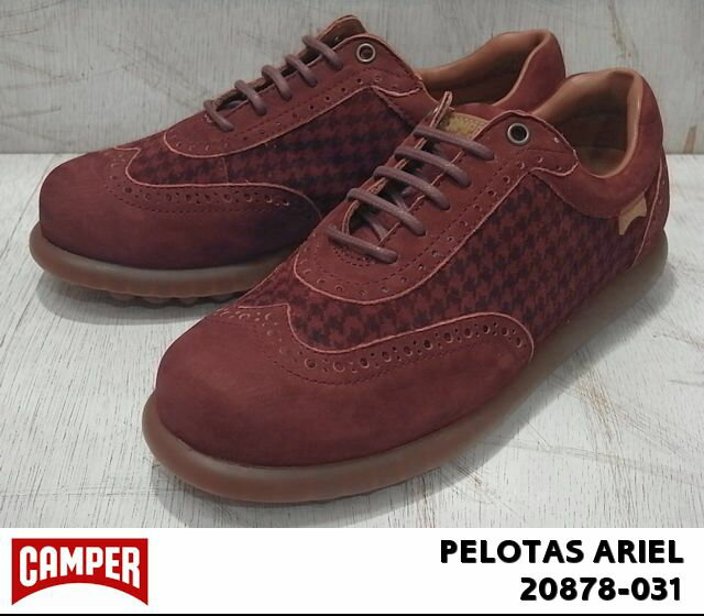 カンペール ペロータス アリエル CAMPER Pelotas Ariel 20878-031 Lara Pottery,Brest pott/Ariel Mi (あずき色) レディース